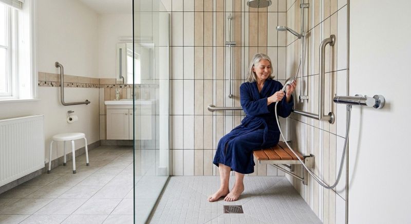 Accessible Shower Construction in Manchester, NH