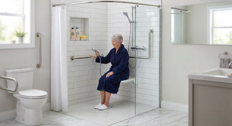Elderly Shower Installation in Pinellas County, FL