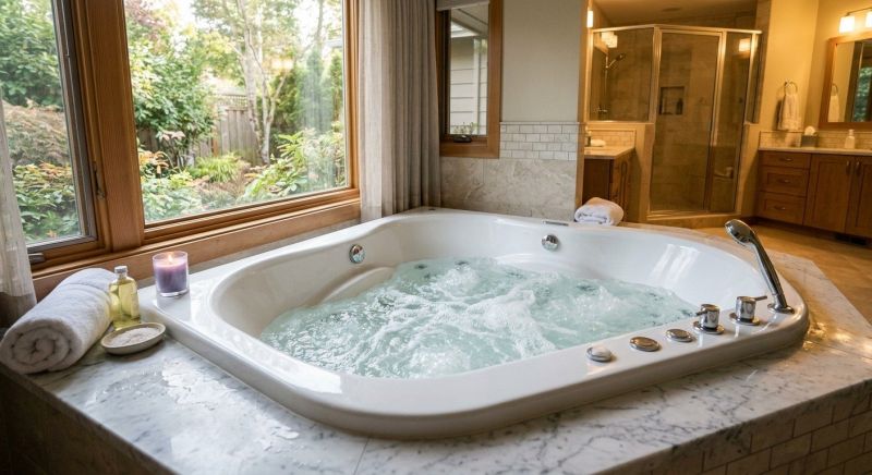 Large Bathtub Installation in Portland, ME